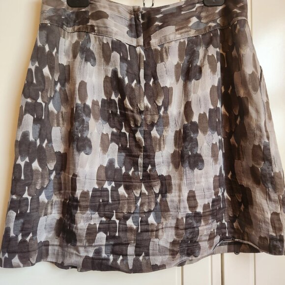 100% Cotton Sateen Skirt, fully lined, pockets. - Picture 2 of 7